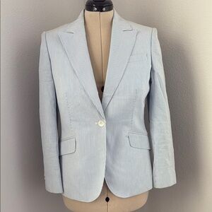 - Brooks Brothers Blue Blazer Structured Tailored